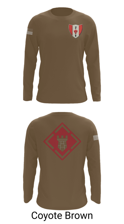 46th Engineer Battalion 60900947 Long Sleeve Performance Shirt 6