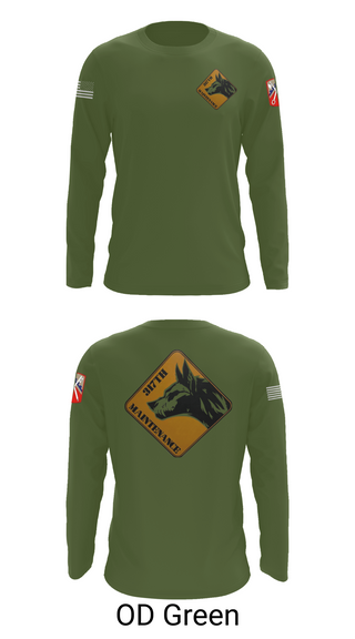 Long Sleeve Performance Shirt, 317th support maintenance company, Army, Teamtime, Team time, sublimation, custom sports apparel, team uniforms, spirit wear, spiritwear, sports uniforms, custom shirts, team store, custom team store, fundraiser sports, apparel fundraiser