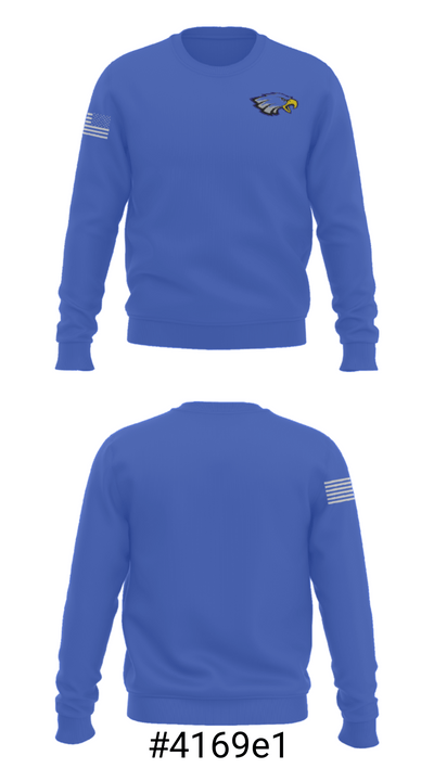Brown County High School Softball 8213563 Crew Neck Sweatshirt - 16