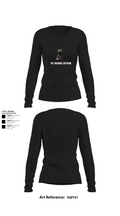 1st marine divison 61808262 Women's Long Sleeve V-neck Shirt - 22