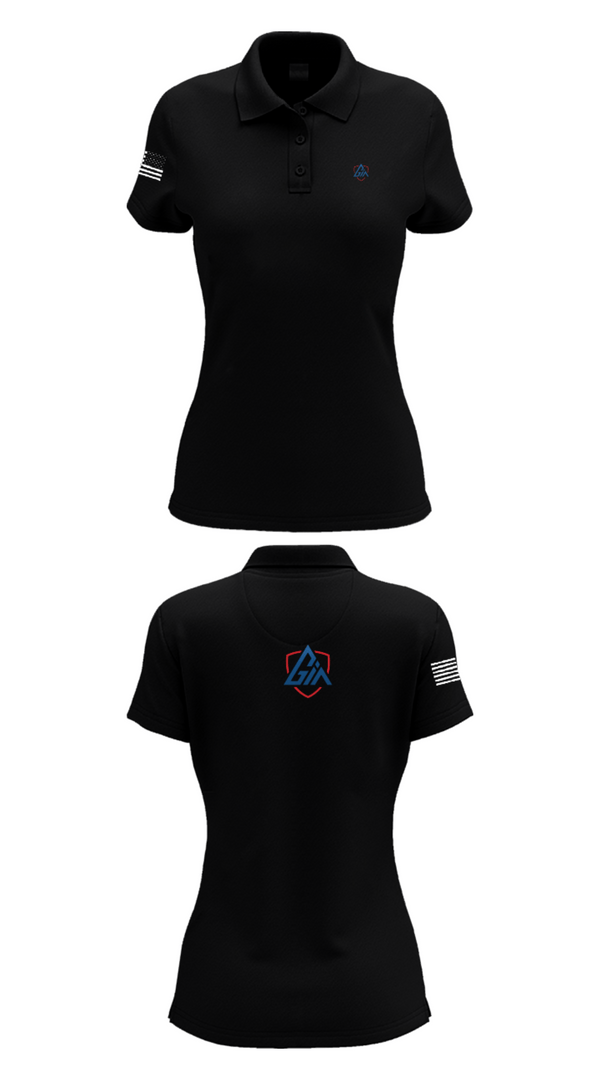 Womens Short Sleeve Performance Polo, Gia Insurance, , Teamtime, Team time, sublimation, custom sports apparel, team uniforms, spirit wear, spiritwear, sports uniforms, custom shirts, team store, custom team store, fundraiser sports, apparel fundraiser