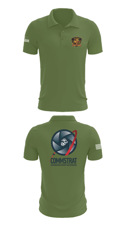 12th MLR COMMSTRAT 81672538 Short Sleeve Performance Polo - 47