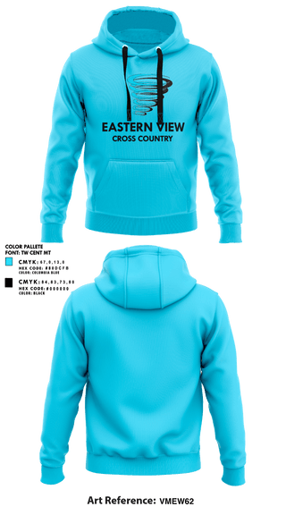 Hoodie, Eastern View High School Cross Country, Cross Country, Teamtime, Team time, sublimation, custom sports apparel, team uniforms, spirit wear, spiritwear, sports uniforms, custom shirts, team store, custom team store, fundraiser sports, apparel fundraiser