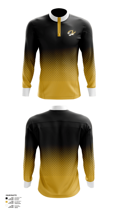 Greenville Middle School Basketball 80798783 Quarter Zip Jacket - 40