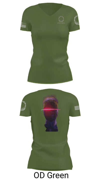 Speed Alpha 27324272 Women's Short Sleeve V-neck Shirt - 46
