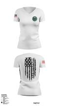 Warrant & Extradition 9270531 Women's Short Sleeve V-neck Shirt - 2