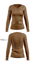 HHT 102 CAV 64031917 Women's Long Sleeve V-neck Shirt - 2
