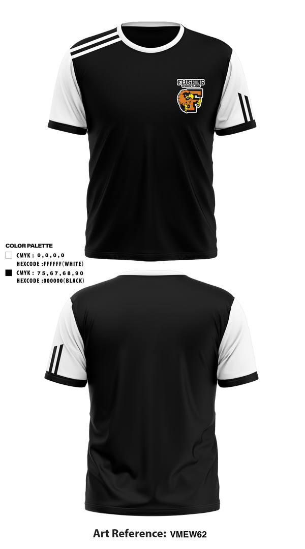 Short Sleeve Performance Shirt, Flushing High School Wrestling, Wrestling, Teamtime, Team time, sublimation, custom sports apparel, team uniforms, spirit wear, spiritwear, sports uniforms, custom shirts, team store, custom team store, fundraiser sports, apparel fundraiser
