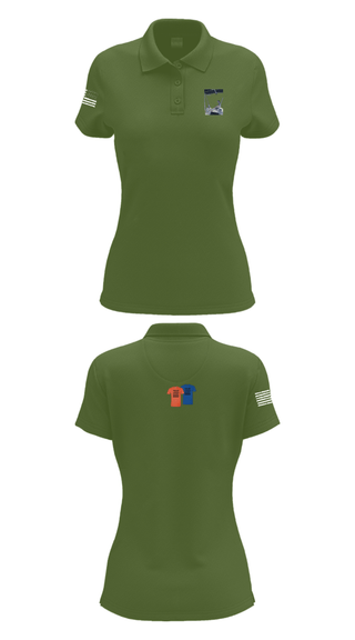 Women's Short Sleeve Performance Polo, 53 weg, Air Force, Teamtime, Team time, sublimation, custom sports apparel, team uniforms, spirit wear, spiritwear, sports uniforms, custom shirts, team store, custom team store, fundraiser sports, apparel fundraiser
