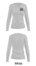 Logansport High School Swimming 31315154 Women's Long Sleeve V-neck Shirt - 16