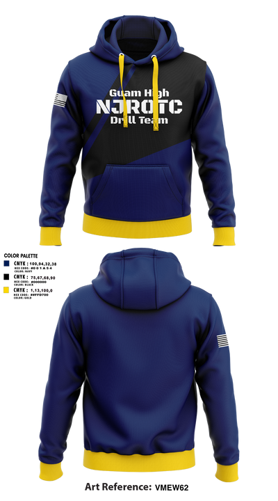 Guam High NJROTC Drill Team 32720862 Hoodie - 108