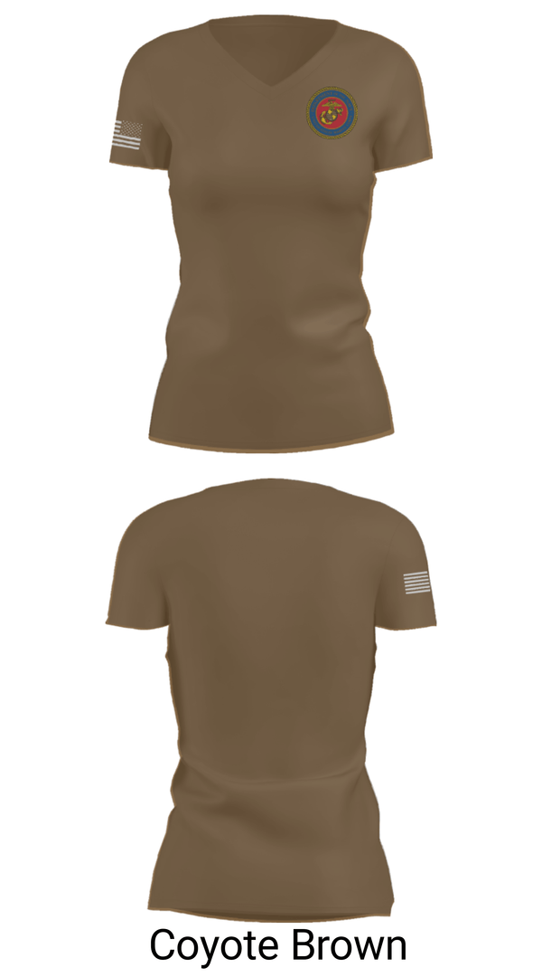 Women's Short Sleeve Vneck Shirt, 189/34th unit, Marines, Teamtime, Team time, sublimation, custom sports apparel, team uniforms, spirit wear, spiritwear, sports uniforms, custom shirts, team store, custom team store, fundraiser sports, apparel fundraiser