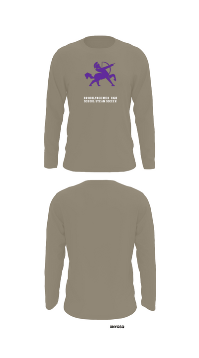 Brooklyn Center High School Steam Soccer 15263302 Long Sleeve Performance Shirt - 28