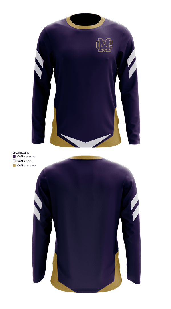 Long Sleeve Performance Shirt, Madison County High School Golf, Golf, Teamtime, Team time, sublimation, custom sports apparel, team uniforms, spirit wear, spiritwear, sports uniforms, custom shirts, team store, custom team store, fundraiser sports, apparel fundraiser