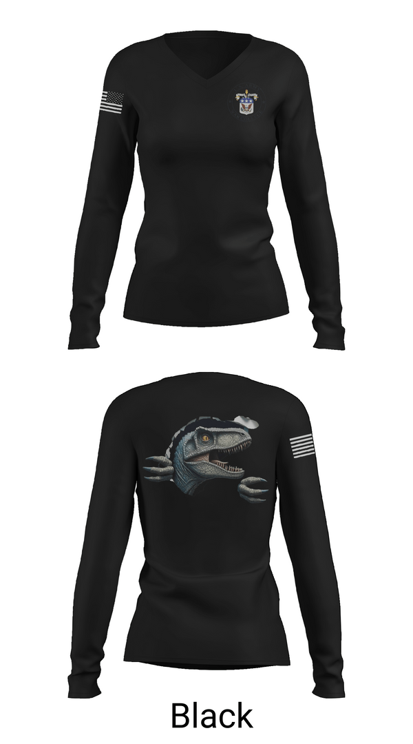 Womens Long Sleeve Vneck Shirt, Seminar 3, Army, Teamtime, Team time, sublimation, custom sports apparel, team uniforms, spirit wear, spiritwear, sports uniforms, custom shirts, team store, custom team store, fundraiser sports, apparel fundraiser