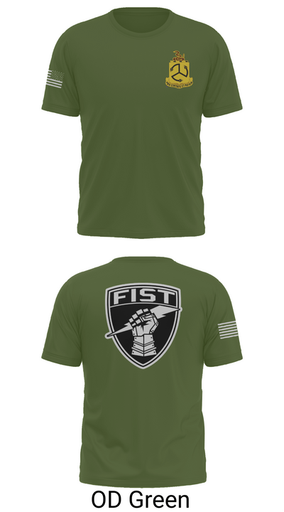 1-200 Infantry 56519387 Short Sleeve Performance Shirt - 53