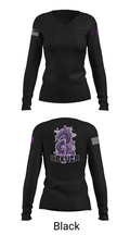 Shiryu Enterprise 7753381 Women's Long Sleeve V-neck Shirt -1 35