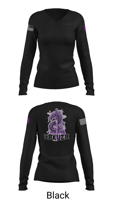 Womens Long Sleeve Vneck Shirt 1, Shiryu Enterprise, , Teamtime, Team time, sublimation, custom sports apparel, team uniforms, spirit wear, spiritwear, sports uniforms, custom shirts, team store, custom team store, fundraiser sports, apparel fundraiser