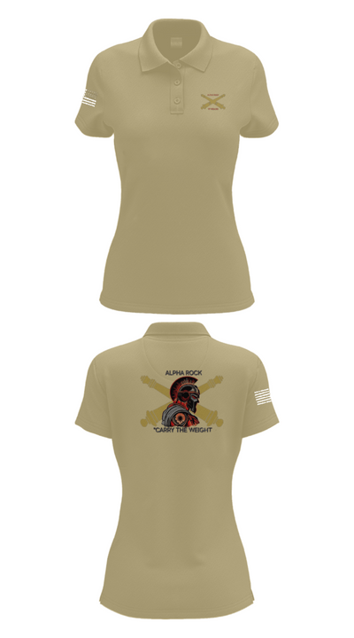ALPHA ROCK 20137343 Women's Short Sleeve Performance Polo  - 95