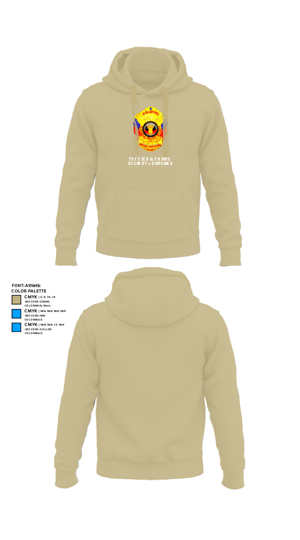Hoodie, TS FEDERAL PRIVATE SECURITY & BODYGUARD, Police, Teamtime, Team time, sublimation, custom sports apparel, team uniforms, spirit wear, spiritwear, sports uniforms, custom shirts, team store, custom team store, fundraiser sports, apparel fundraiser