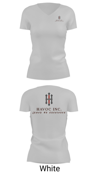 Womens Short Sleeve Vneck Shirt, HAVOC INC, , Teamtime, Team time, sublimation, custom sports apparel, team uniforms, spirit wear, spiritwear, sports uniforms, custom shirts, team store, custom team store, fundraiser sports, apparel fundraiser