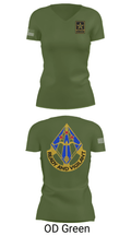 Air defense 55957656 Women's Short Sleeve V-neck Shirt - 35