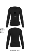 24-922 62354355 Women's Long Sleeve V-neck Shirt - 22