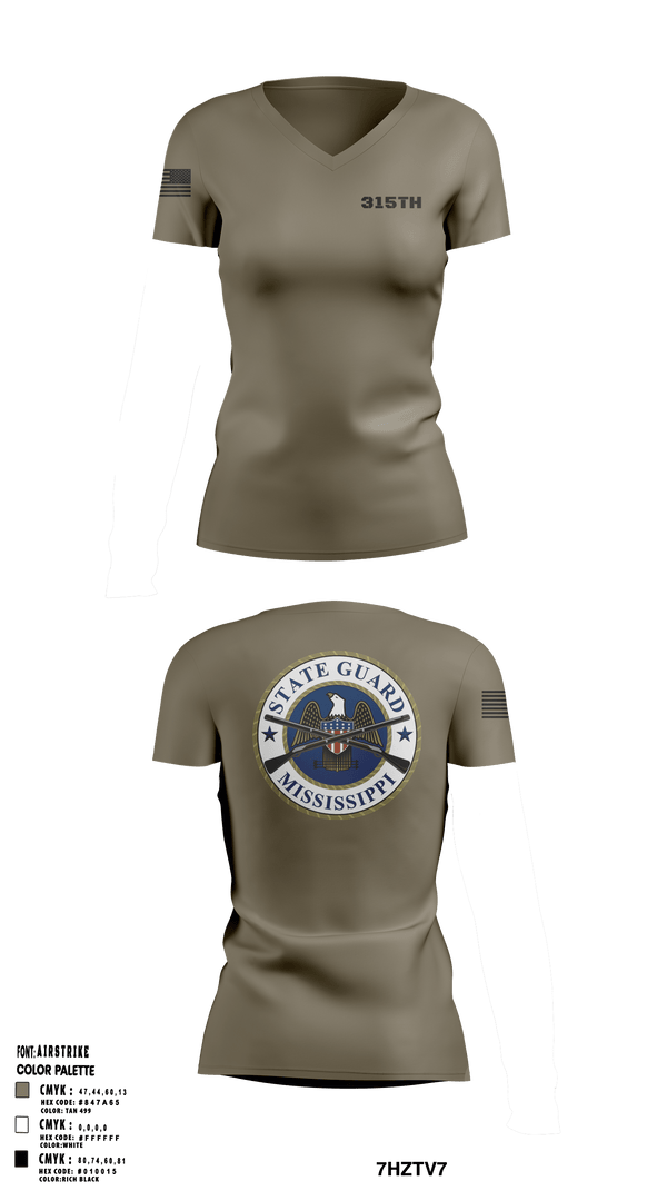 Womens Short Sleeve Vneck Shirt, 315th, Army, Teamtime, Team time, sublimation, custom sports apparel, team uniforms, spirit wear, spiritwear, sports uniforms, custom shirts, team store, custom team store, fundraiser sports, apparel fundraiser
