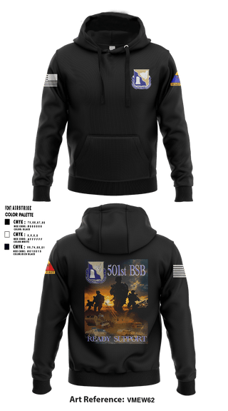 Hoodie, 501st Brigade Support Battalion, , Teamtime, Team time, sublimation, custom sports apparel, team uniforms, spirit wear, spiritwear, sports uniforms, custom shirts, team store, custom team store, fundraiser sports, apparel fundraiser