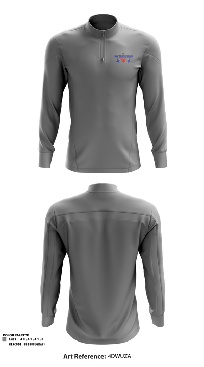 Top Gun 24117111 Quarter Zip Jacket - 2