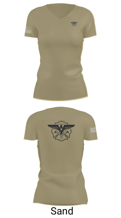 Arson & Explosives Investigations 36101892 Women's Short Sleeve V-neck Shirt - 84