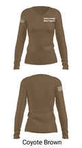 Delta Troop Blue Tigers 70444254 Women's Long Sleeve V-neck Shirt - 21