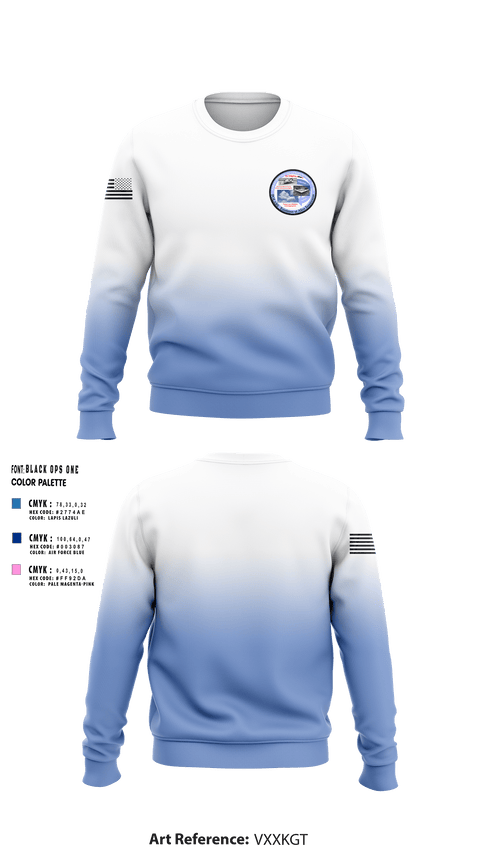 Crew Neck Sweatshirt, POLARS, Air Force, Teamtime, Team time, sublimation, custom sports apparel, team uniforms, spirit wear, spiritwear, sports uniforms, custom shirts, team store, custom team store, fundraiser sports, apparel fundraiser