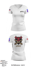 BRAVO BULLS 37560351 Women's Short Sleeve V-neck Shirt - 5