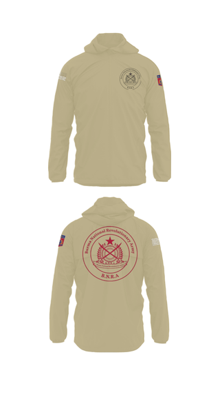 Windbreaker, B.N.R.A, Army, Teamtime, Team time, sublimation, custom sports apparel, team uniforms, spirit wear, spiritwear, sports uniforms, custom shirts, team store, custom team store, fundraiser sports, apparel fundraiser