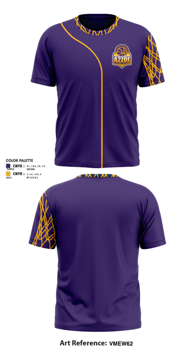 A2Zoe Basketball 60919900 Short Sleeve Performance Shirt - 2