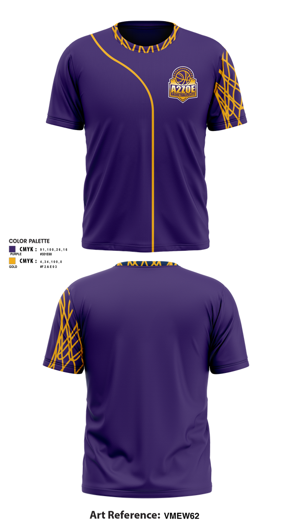 Short Sleeve Performance Shirt, A2Zoe Basketball, Men's Basketball, Teamtime, Team time, sublimation, custom sports apparel, team uniforms, spirit wear, spiritwear, sports uniforms, custom shirts, team store, custom team store, fundraiser sports, apparel fundraiser