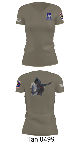 Womens Short Sleeve Vneck Shirt, 160th SOAR (A), , Teamtime, Team time, sublimation, custom sports apparel, team uniforms, spirit wear, spiritwear, sports uniforms, custom shirts, team store, custom team store, fundraiser sports, apparel fundraiser