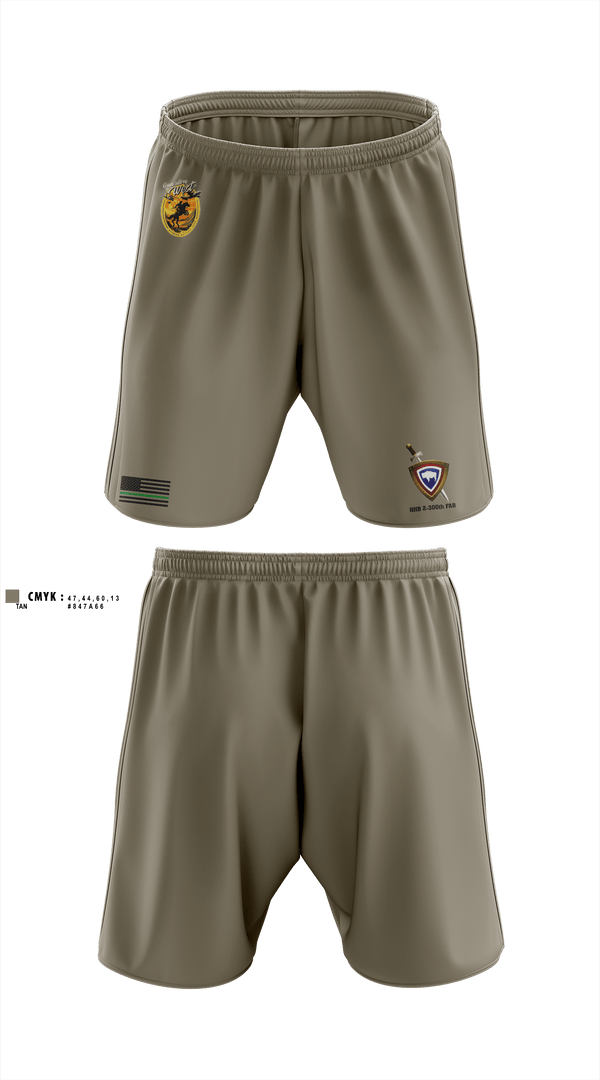 Athletic Shorts With Pockets, HHB 2-300th FAR, National Guard, Teamtime, Team time, sublimation, custom sports apparel, team uniforms, spirit wear, spiritwear, sports uniforms, custom shirts, team store, custom team store, fundraiser sports, apparel fundraiser