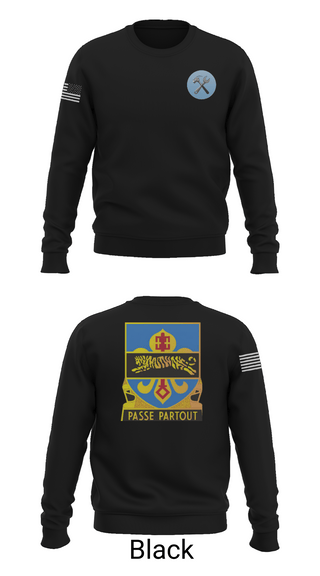 Crew Neck Sweatshirt, HHD, 415th Military Intelligence Battalion, National Guard, Teamtime, Team time, sublimation, custom sports apparel, team uniforms, spirit wear, spiritwear, sports uniforms, custom shirts, team store, custom team store, fundraiser sports, apparel fundraiser