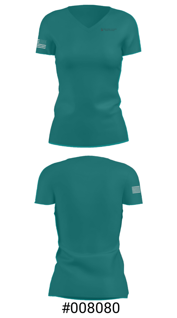 Women's Short Sleeve Vneck Shirt, Pioneer Valley High School Track and Field, Track & Field, Teamtime, Team time, sublimation, custom sports apparel, team uniforms, spirit wear, spiritwear, sports uniforms, custom shirts, team store, custom team store, fundraiser sports, apparel fundraiser