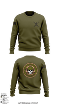 Bravo Company Det 1 Recruiting and Retention Battalion 79622456 Crew Neck Sweatshirt - 113