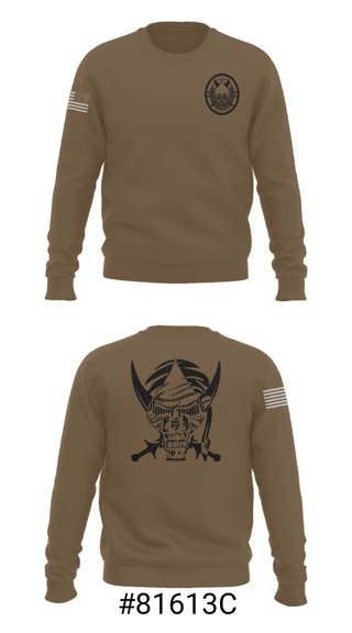 Crew Neck Sweatshirt, , Army, Teamtime, Team time, sublimation, custom sports apparel, team uniforms, spirit wear, spiritwear, sports uniforms, custom shirts, team store, custom team store, fundraiser sports, apparel fundraiser