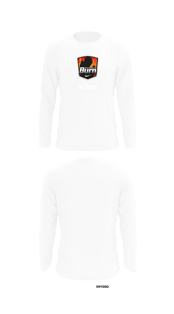 Long Sleeve Performance Shirt, Mi. Burn, Men's Soccer, Teamtime, Team time, sublimation, custom sports apparel, team uniforms, spirit wear, spiritwear, sports uniforms, custom shirts, team store, custom team store, fundraiser sports, apparel fundraiser