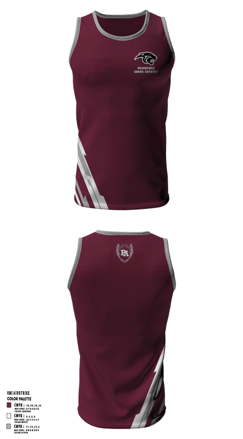 Tank Top, Peachtree Academy High School Cross Country, Cross Country, Teamtime, Team time, sublimation, custom sports apparel, team uniforms, spirit wear, spiritwear, sports uniforms, custom shirts, team store, custom team store, fundraiser sports, apparel fundraiser