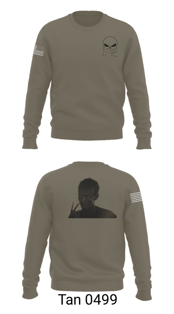 Crew Neck Sweatshirt, B Co, 303d IEW BN, Army, Teamtime, Team time, sublimation, custom sports apparel, team uniforms, spirit wear, spiritwear, sports uniforms, custom shirts, team store, custom team store, fundraiser sports, apparel fundraiser