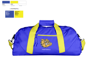 Duffle Bag, Claysburg-Kimmel Senior High School Football, Football, Teamtime, Team time, sublimation, custom sports apparel, team uniforms, spirit wear, spiritwear, sports uniforms, custom shirts, team store, custom team store, fundraiser sports, apparel fundraiser
