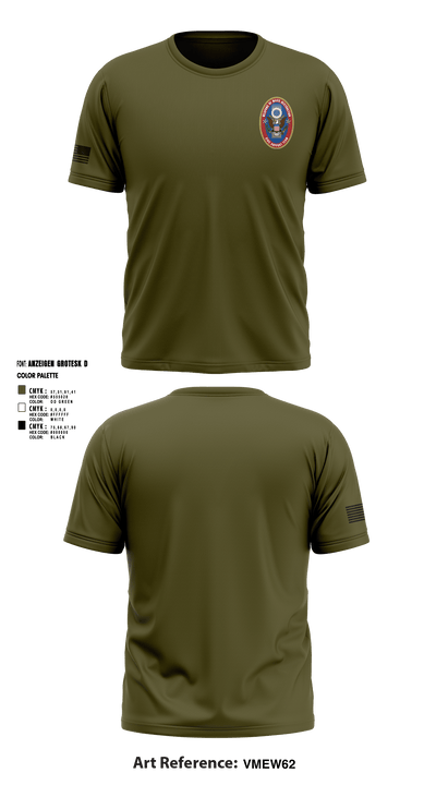 95th WMD CST 43629345 Short Sleeve Performance Shirt - 4