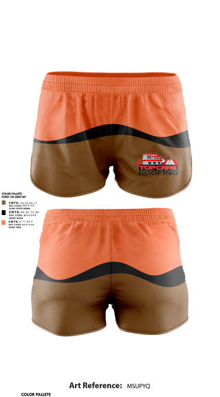 Womens Shorts, Top care roofing, , Teamtime, Team time, sublimation, custom sports apparel, team uniforms, spirit wear, spiritwear, sports uniforms, custom shirts, team store, custom team store, fundraiser sports, apparel fundraiser