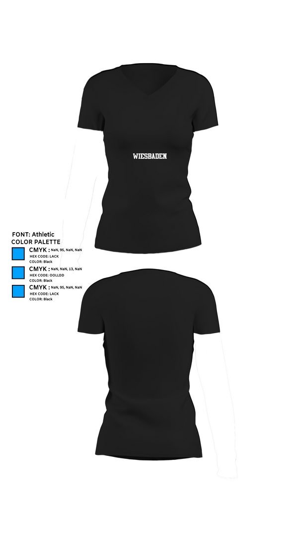 Womens Short Sleeve Vneck Shirt, Wiesbaden, Baseball, Teamtime, Team time, sublimation, custom sports apparel, team uniforms, spirit wear, spiritwear, sports uniforms, custom shirts, team store, custom team store, fundraiser sports, apparel fundraiser